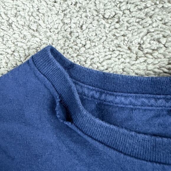 Simply Southern Shirt Womens Large Blue Decks Docks Flip Flops Dog Turtle READ - Picture 10 of 12